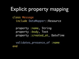 Rails and alternative ORMs