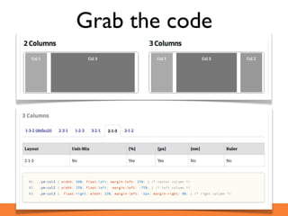 Grab the code
 