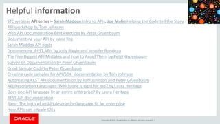 Copyright © 2015, Oracle and/or its affiliates. All rights reserved. |
Learn More
 