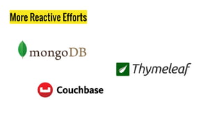 More Reactive Efforts
 