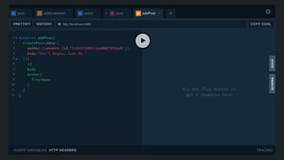  Real-time GraphQL API with minimum coding and maximum benefit