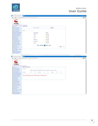 Redbus Clone.
User Guide
27
 