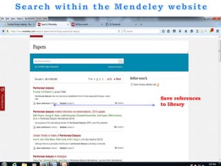 29
Save referencesSave references
to libraryto library
 
