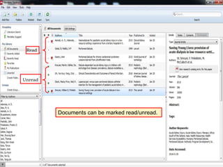 Unread
Read
44
Documents can be marked read/unread.
 
