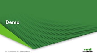 44 © Hortonworks Inc. 2011 – 2016. All Rights Reserved
Demo
 