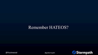 @lhazlewood @goStormpath
NO! This is not HATEOS.
 