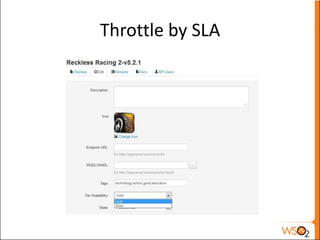Throttle by SLA
 