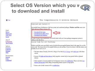 Select OS Version which you want
to download and install
 