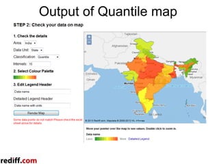 Output of Quantile map
 