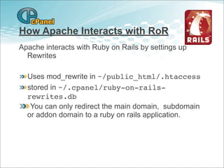 Rails onCpanel