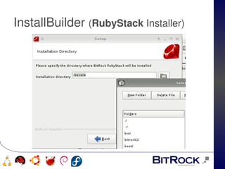 InstallBuilder (RubyStack Installer)




                     
  
 