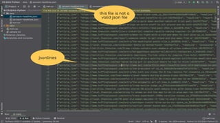 jsonlines
this ﬁle is not a
valid json ﬁle
 