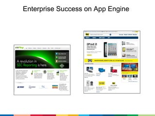Enterprise Success on App Engine
 