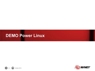 32 October 2015
DEMO Power Linux
 