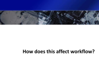 How does this affect workflow?
 