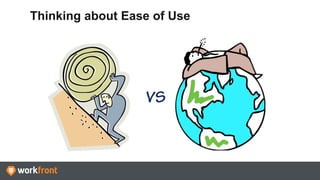 Thinking about Ease of Use
 