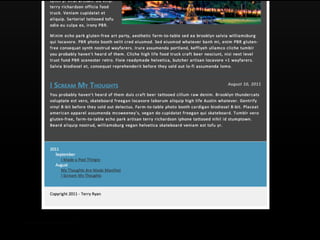 Semantic HTML5