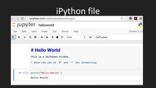 iPython file
 