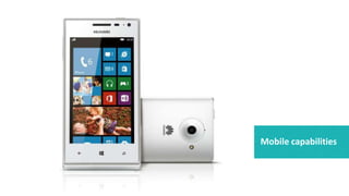 Content authoring
        Mobile capabilities
(DEMO)
 