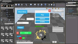 West Coast DevCon 2014: The Slate UI Framework (Part 2) - Game UI & Unreal Motion Graphics