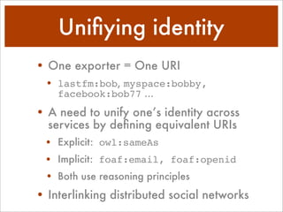 Combining Social Music and Semantic Web for music-related recommender systems