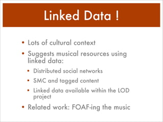 Combining Social Music and Semantic Web for music-related recommender systems
