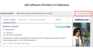 Job Software Architect in Indonesia
 