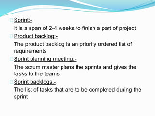 agile with scrum methodology 