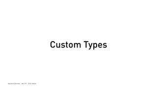 Spacebrew Workshop - NYU ITP - Brett Renfer
Custom Types
 