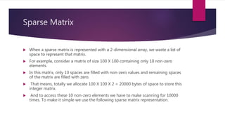 Sparse matrix