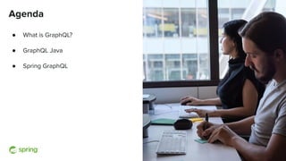 Cover w/ Image
Agenda
● What is GraphQL?
● GraphQL Java
● Spring GraphQL
 