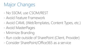 Transforming SharePoint Farm Solutions to the App Model #SPSSTHLM23