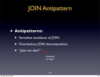 Sql Antipatterns Strike Back