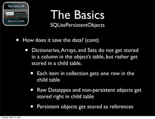 Using SQLite