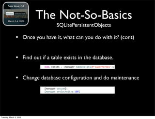 Using SQLite