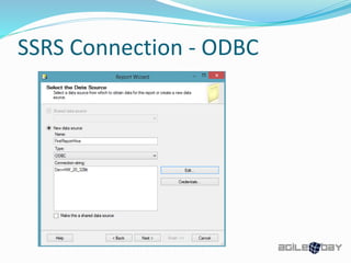 SSRS Connection - ODBC

 