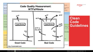RMOUG Training Days 2021 | Code with Honor
Clean
Code
Guidelines
76
 