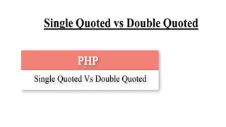 strings in php how to use different data types in string