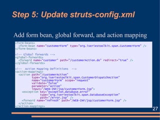 Struts An Open-source Architecture for Web Applications
