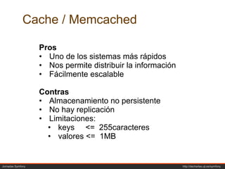 MySql / Master - SlaveJornadas Symfony            															http://decharlas.uji.es/symfony