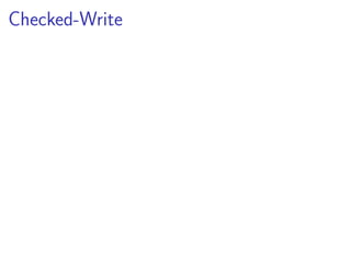 Checked-Write
 