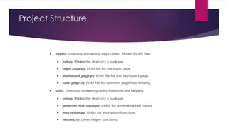 Project Structure
 