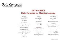 Data ConceptsThe Strange Ways Data Behaves
 