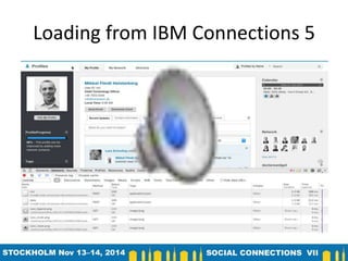 Loading from IBM Connections 5 
 