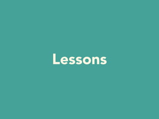 Lessons
 