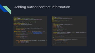 Adding author contact information
 