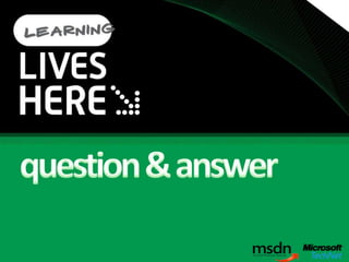 question & answer