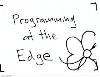 CouchDB To The Edge