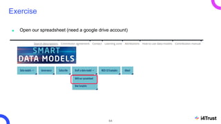 ■ Open our spreadsheet (need a google drive account)
Exercise
64
 