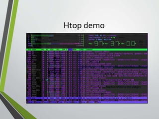 Htop demo
 